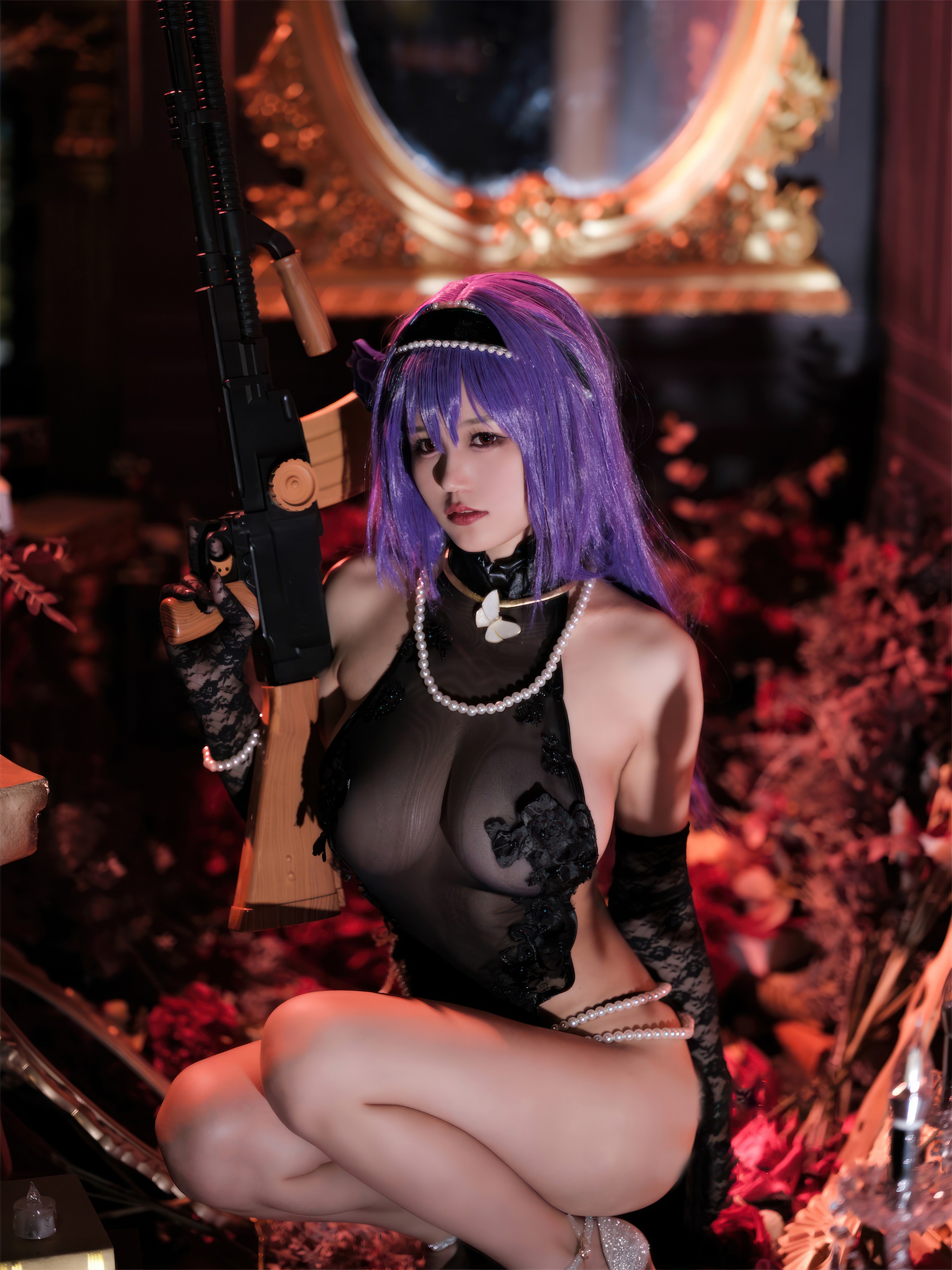 小仓千代w - NO.120 少女前线 ZB26 暗蔷摇曳 [20P]-XikXak